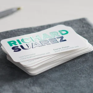 Embossed Gloss Business Cards