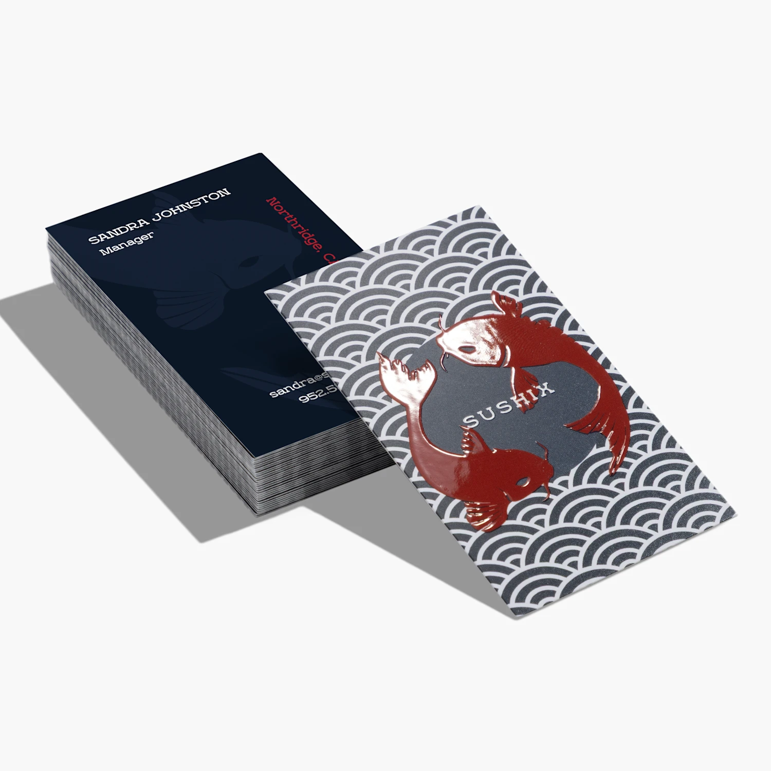 Embossed Gloss Business Cards - Image 3