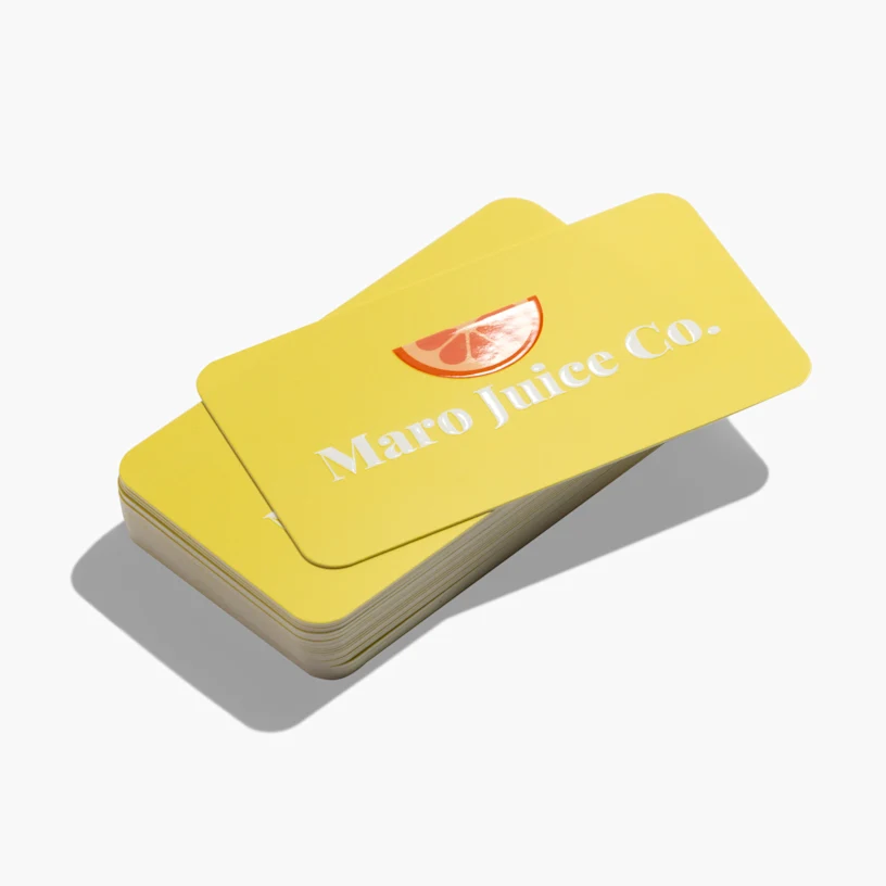 Embossed Gloss Business Cards - Image 2